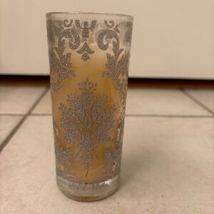 Decorative Candle - Silver Snow